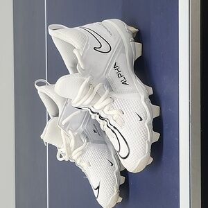 Nike Kids' Alpha Menace 3 Shark Mid Football Cleats - size 3Y